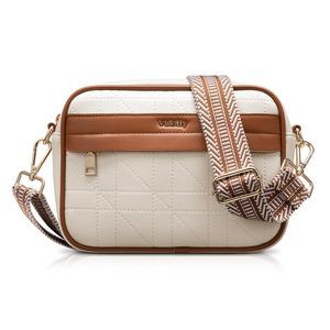 Crossbody Purses, Small Quilted Crossbody Bag Trendy Leather XD